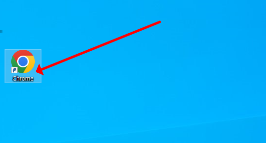 바탕화면 또는 작업표시줄의 크롬 아이콘을 우클릭