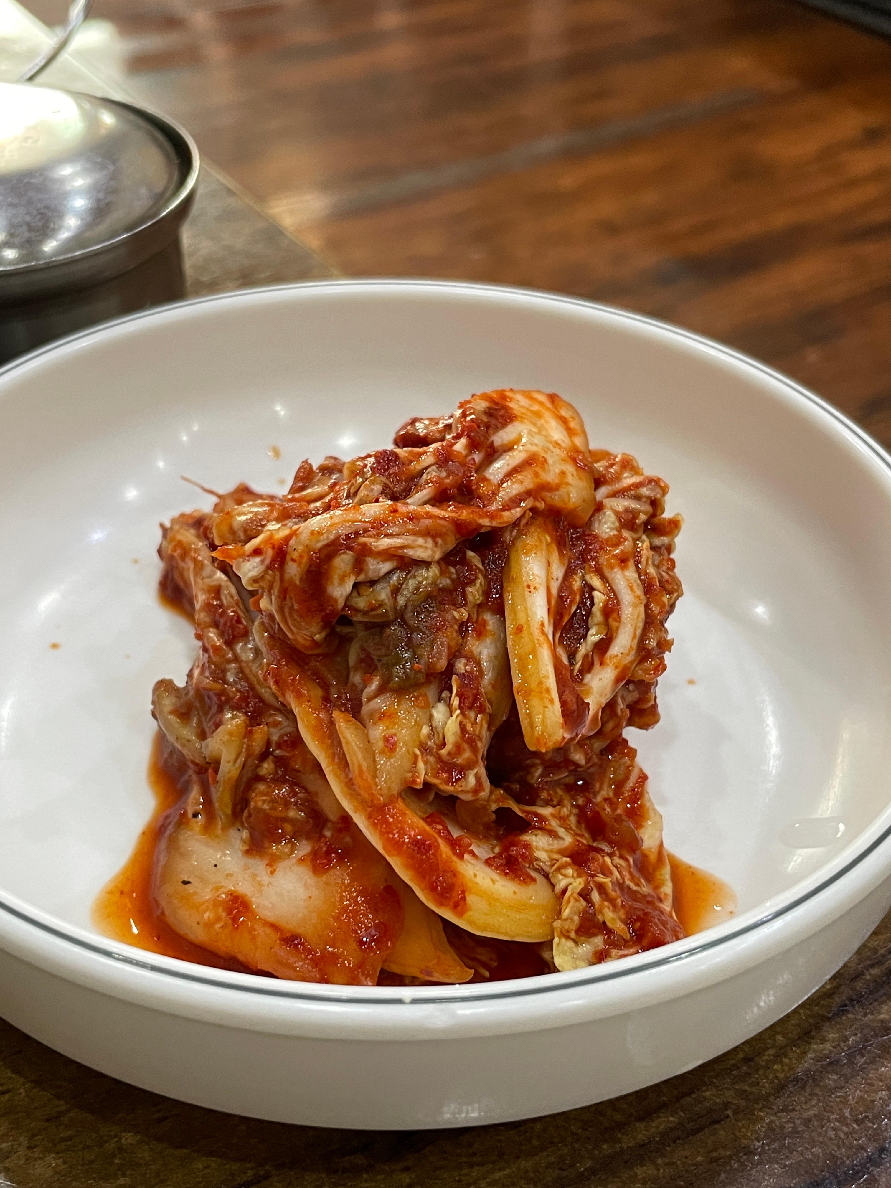 해밀칼국수 김치