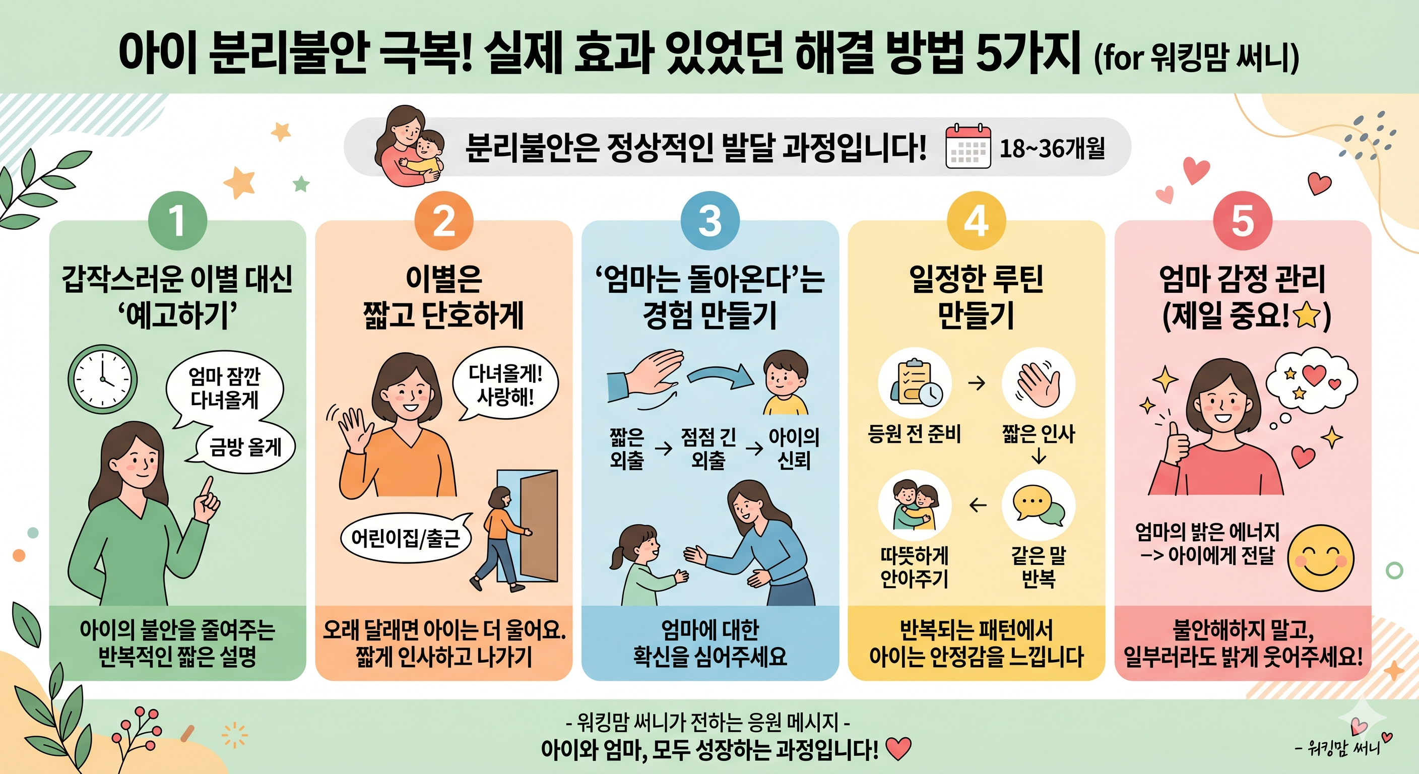 아이 분리불안 극복
