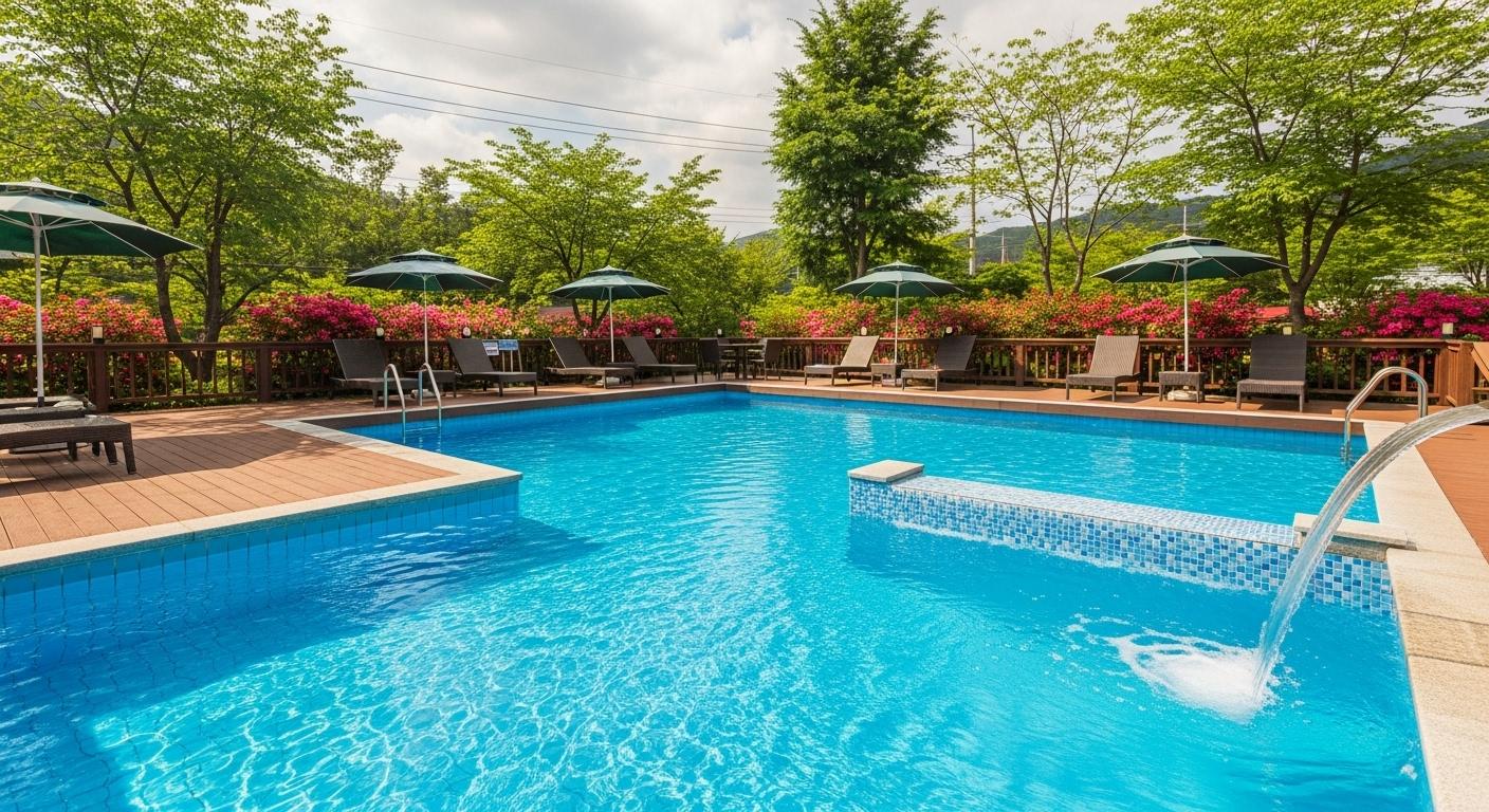 경기도 용인 펜션 수영장