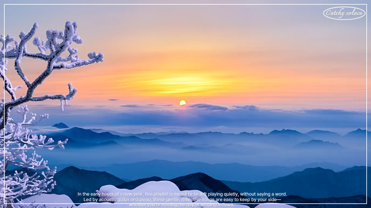 🎧2026 새해 맞이 조용한 겨울 감성 플레이리스트 : Catchy Solace ❘ 코시팅(KST)