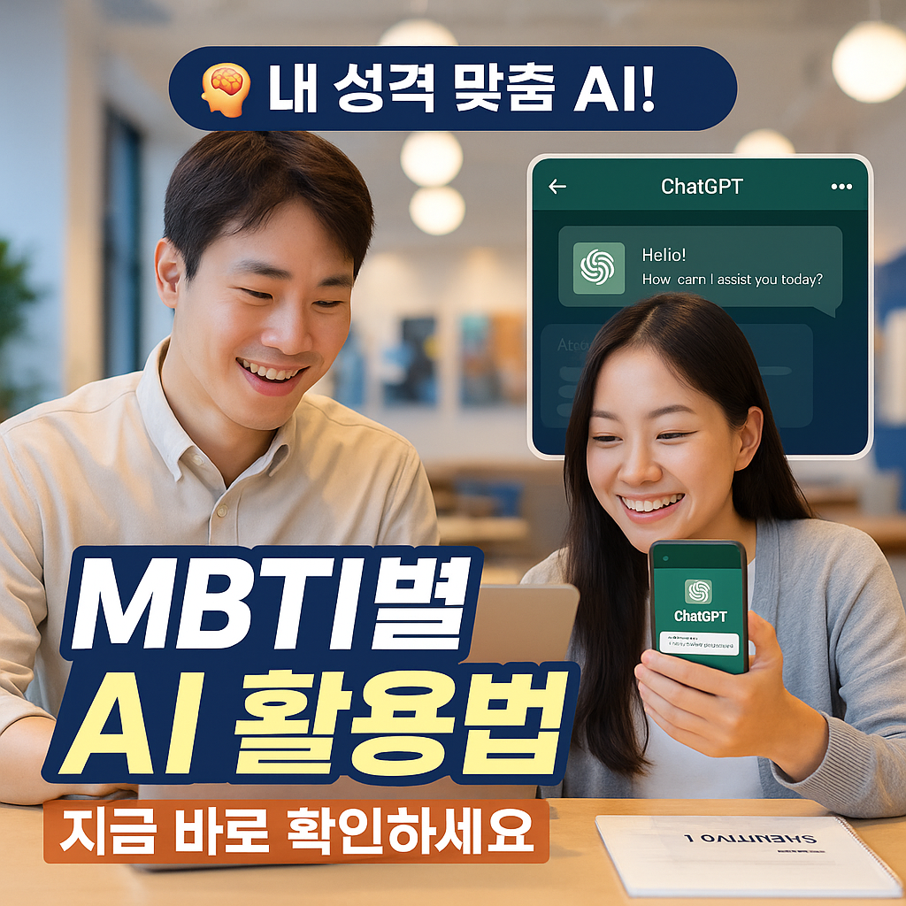 MBTI별 AI 활용법 완전정리 ❘ 성격에 딱 맞는 인공지능 도구 추천