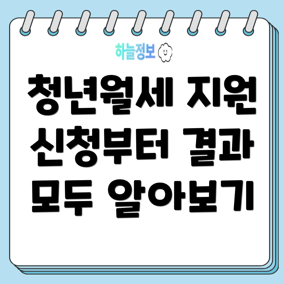 서울시 청년 월세 지원