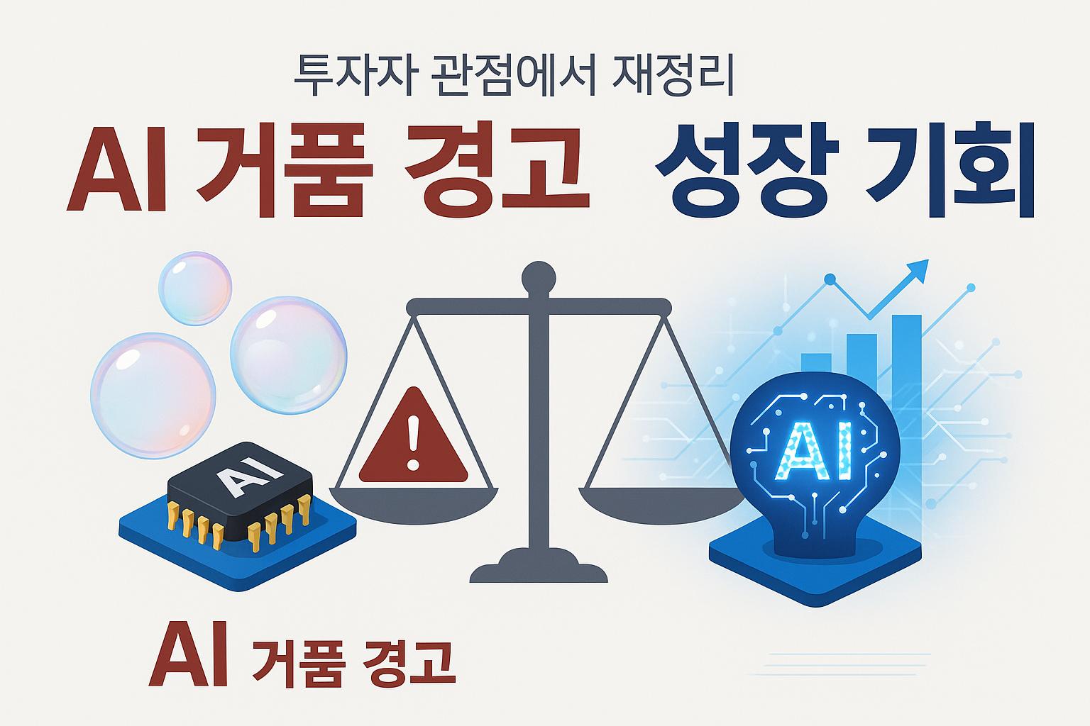 AI 거품론 경고인가 성장 기회인가-투자자 관점에서 재정리