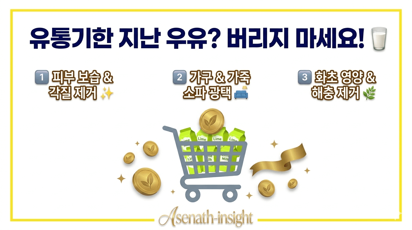 유통기한 지난 우유 활용법 5가지 📌