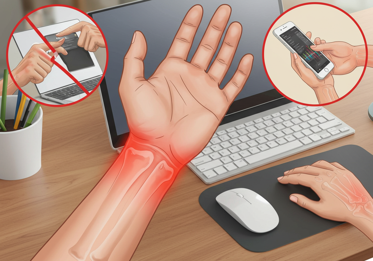 자다가 깨는 손목 저림, 혹시 손목터널증후군?