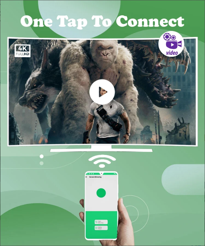 Hulu 화면 공유를 TV로, 휴대폰 화면을 TV, Roku, Chromecast에 미러링