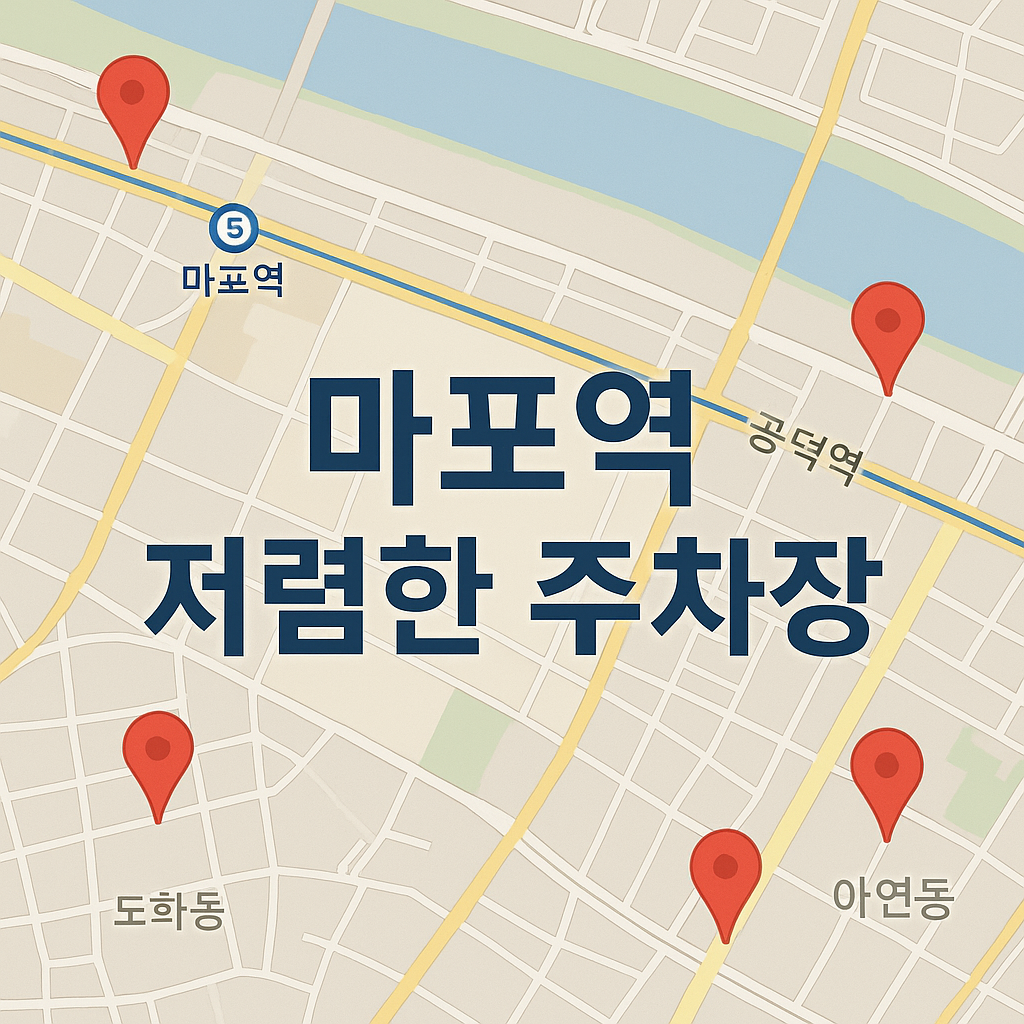 마포역 주차장