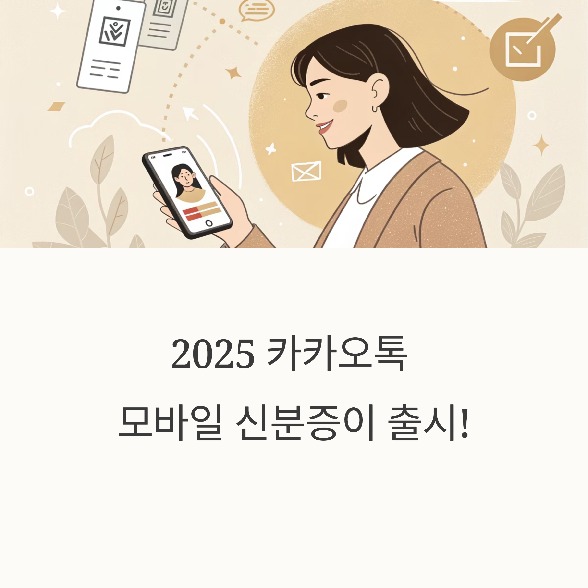 2025 최신|카카오톡 모바일 신분증 발급 방법 총정리|은행·여행·앱 다 가능