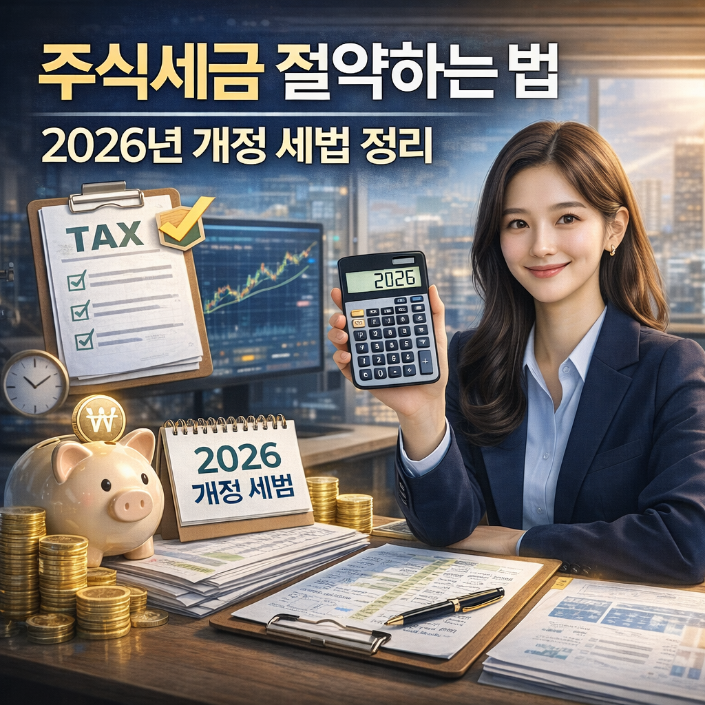 주식세금 절약하는 법, 2026년 개정 세법 정리
