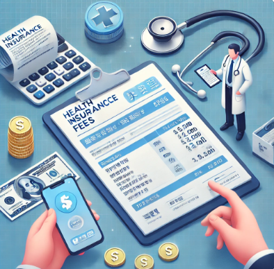 건강보험료가 떠오르는 이미지