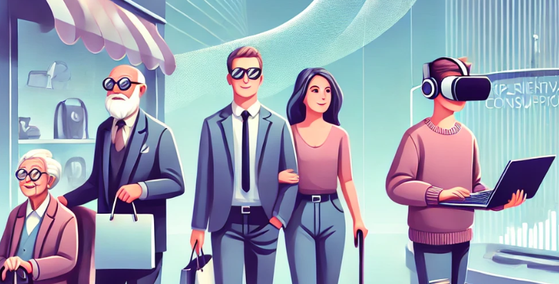 <3세대가 걸어가고 있는 모습>
소비 트렌드를 보여주고 있다