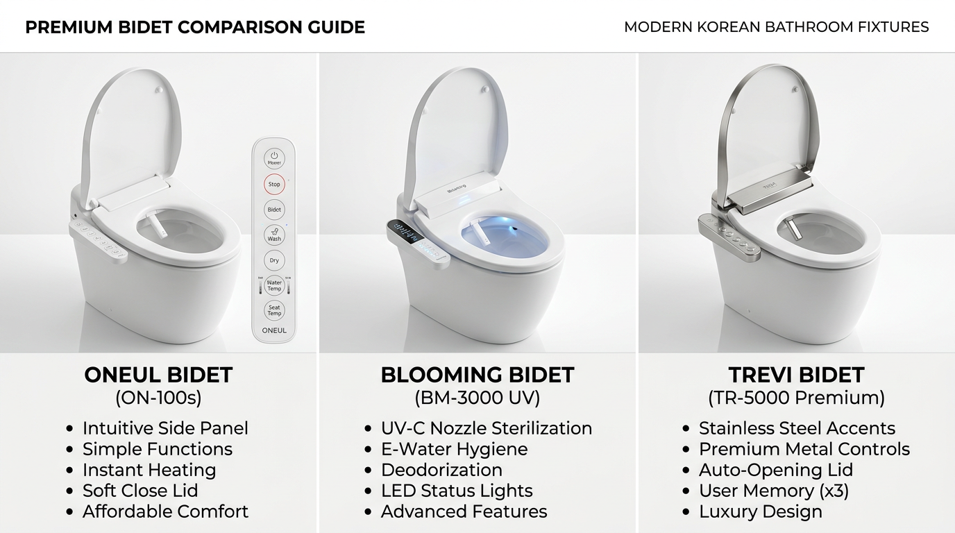 필터없는 비데 추천 TOP3 방수비데 비교