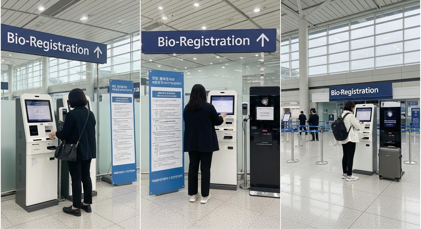 김포공항 바이오등록