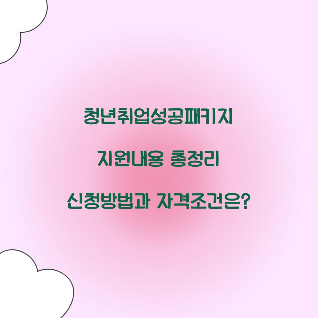 청년취업성공패키지