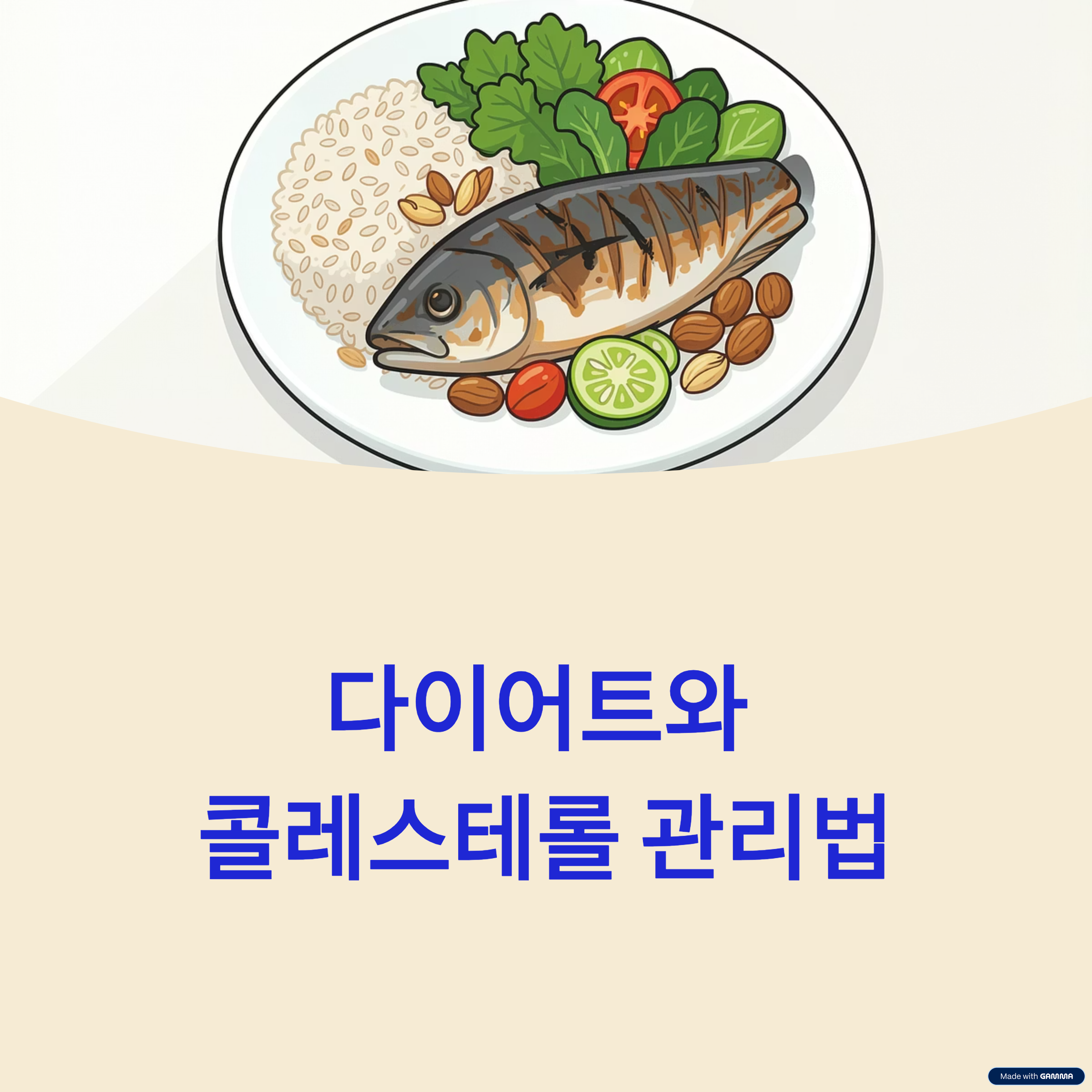 다이어트와 콜레스테롤 관리법
