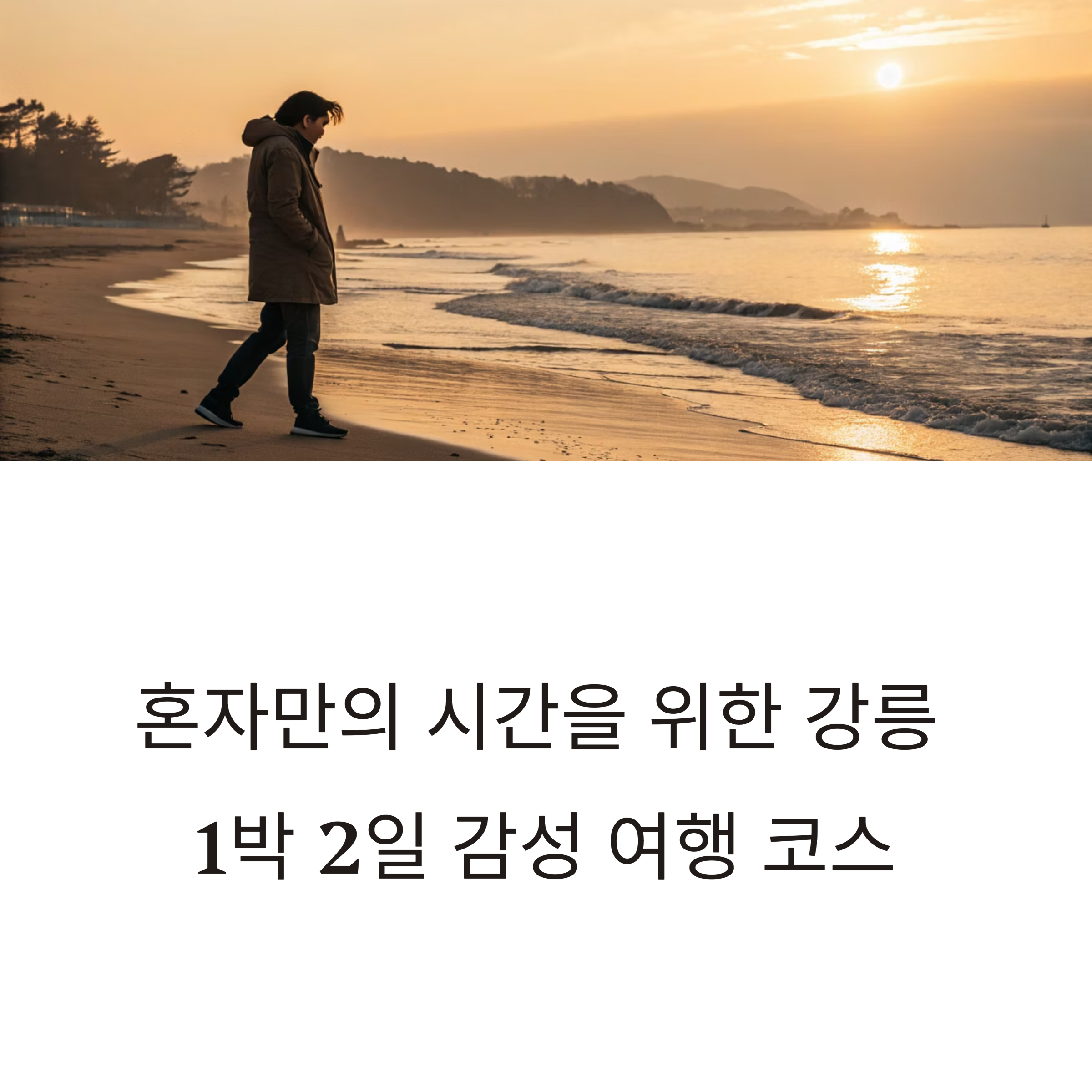 강릉 1박 2일 감성 여행 코스
