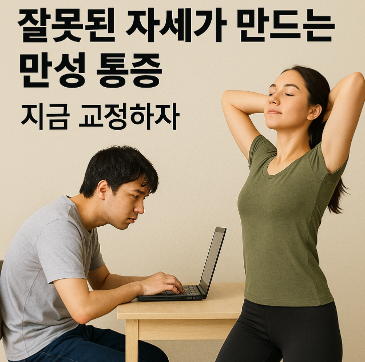 만성 통증 자세 교정하는 법