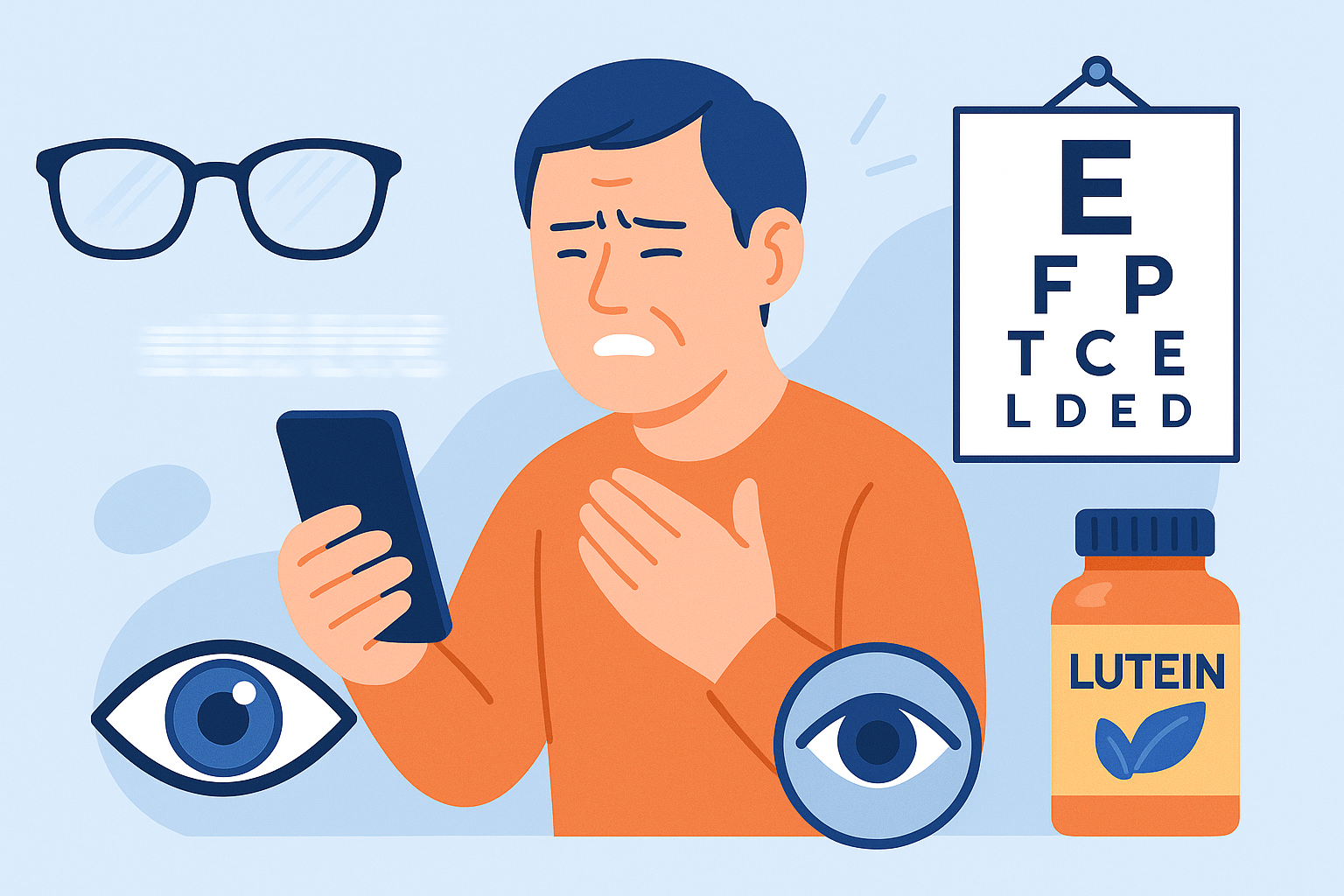 노안 초기 증상과 예방법 – 40대 이후 꼭 알아야 할 눈 건강 관리법