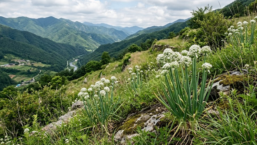 총백(Allium fistulosum L.)