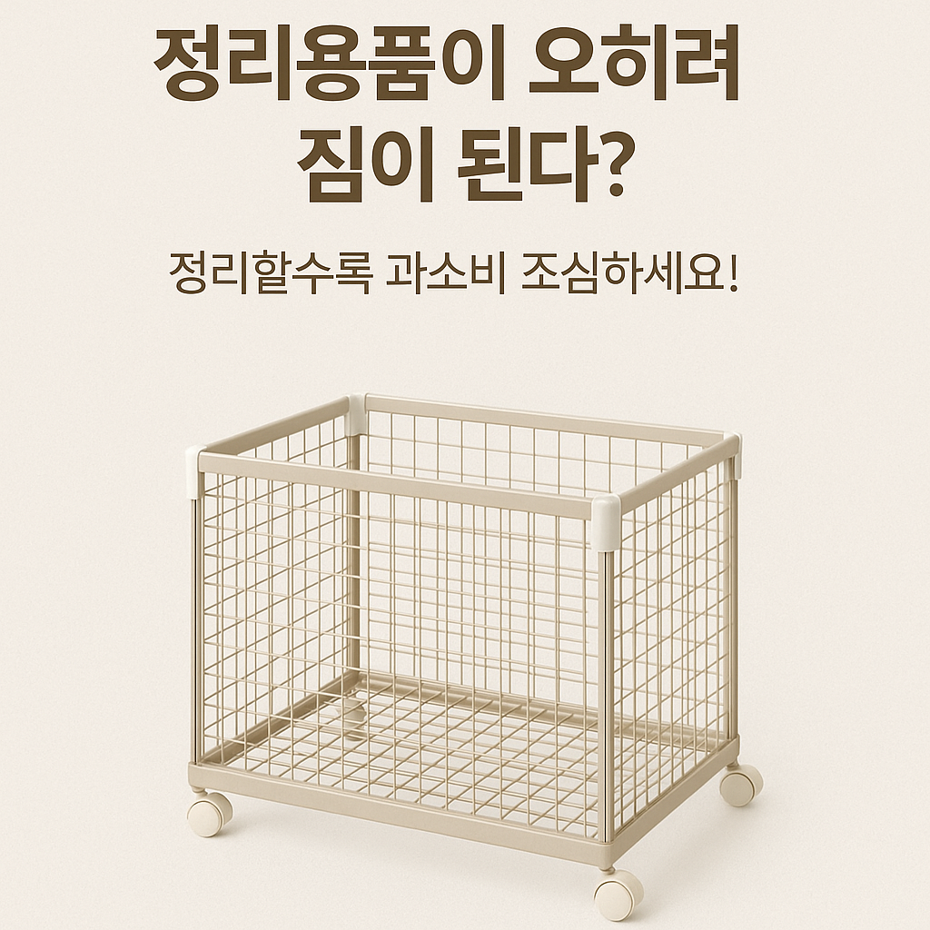 정리용품, 꼭 사야 할까?