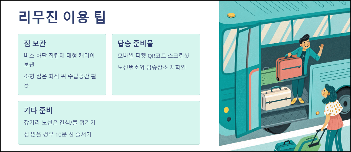 김포공항 리무진 이용 팁