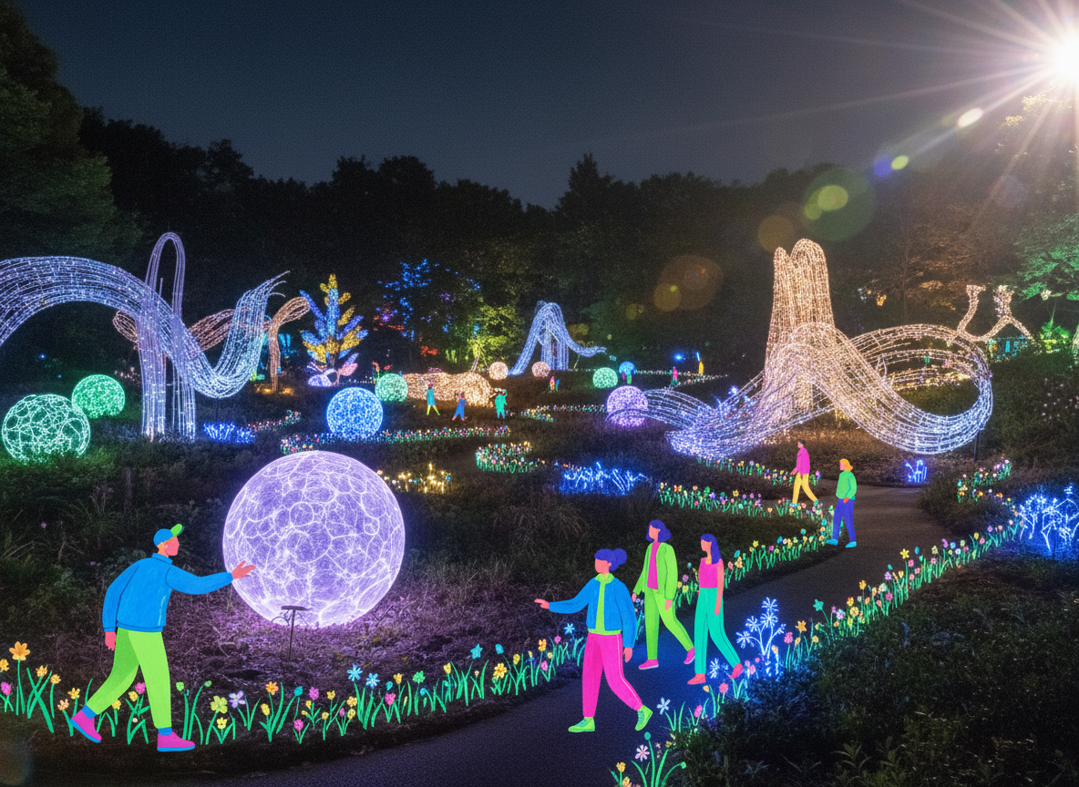 2026 오사카 야간 전시 팀랩 보태니컬 보타니컬 가든 티켓 예약 위치 시간