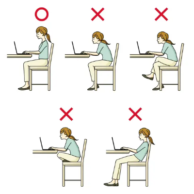 여러가지 앉는 자세