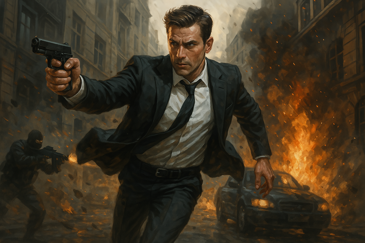 스파이 첩보 액션 영화 관련 사진