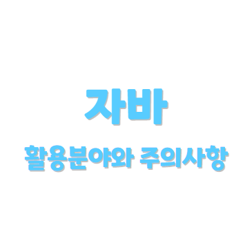 자바의 활용분야