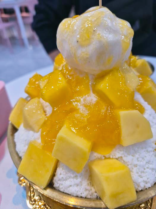 빙빙 망고 빙수 M사이즈