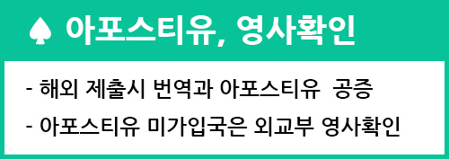 아포스티유, 영사확인