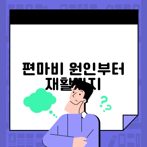 편마비 원인부터 재활까지, 반드시 알아야 할 정보