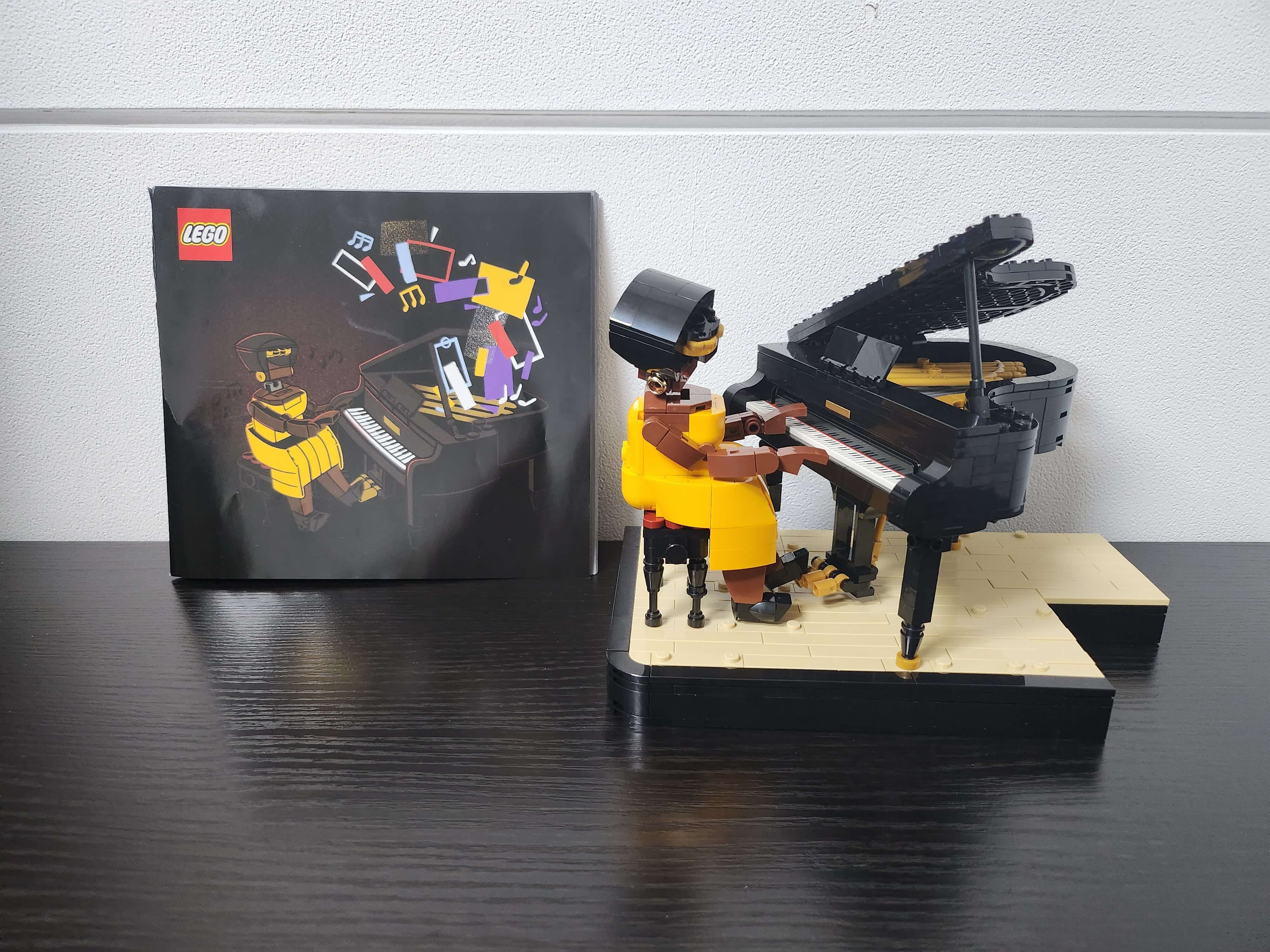 레고 재즈 4중주 (#21334) 피아노 파트 조립전 & 완성 본