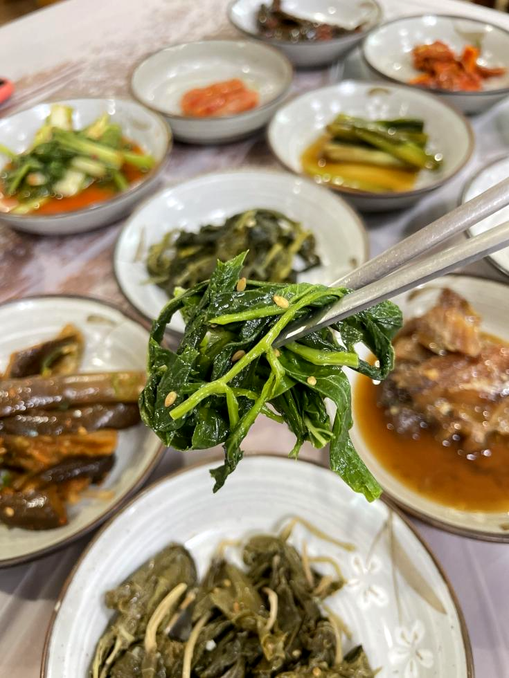 부흥식당_나물무침