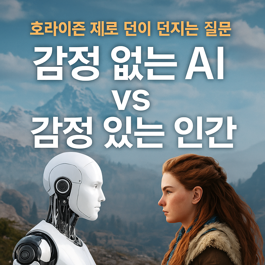 &ldquo;AI에게 감정이 없다면, 인간은 무엇으로 살아남을까?&rdquo;