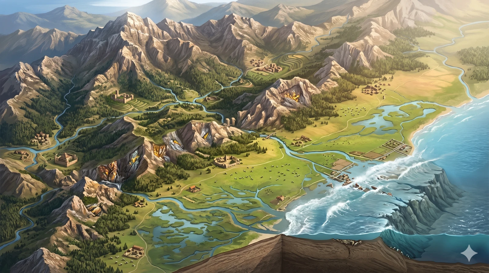 모래알의 망원경 Chapter 2: 스페인 남부 평원을 북쪽에서 감싸안은 시에라 모레나 산맥의 웅장한 능선과 풍부한 광산 지대의 지형적 배치