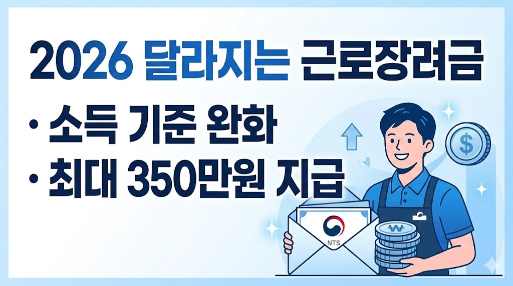 달라지는 근로장려금