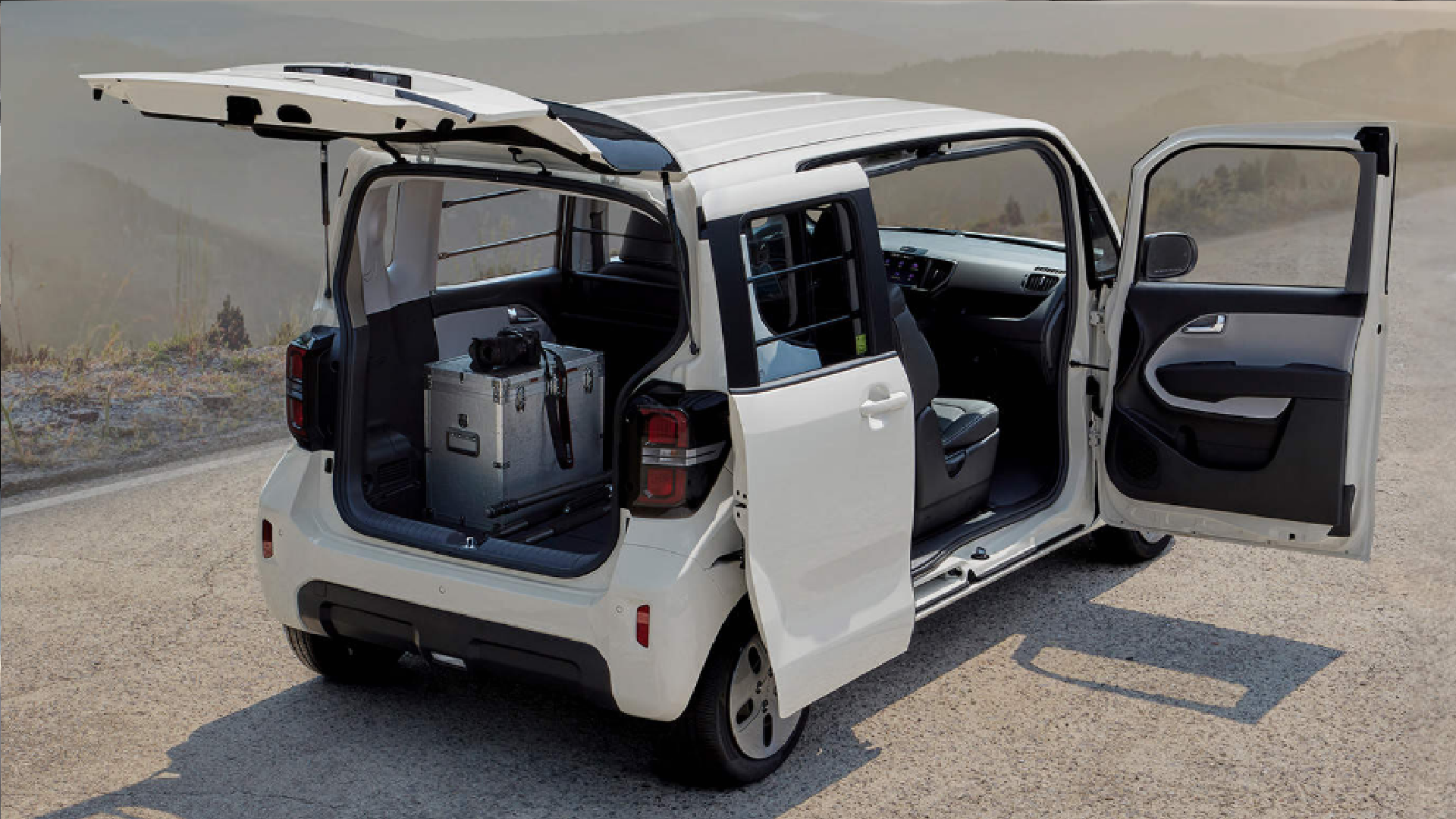 레이EV의 넓은 실내공간