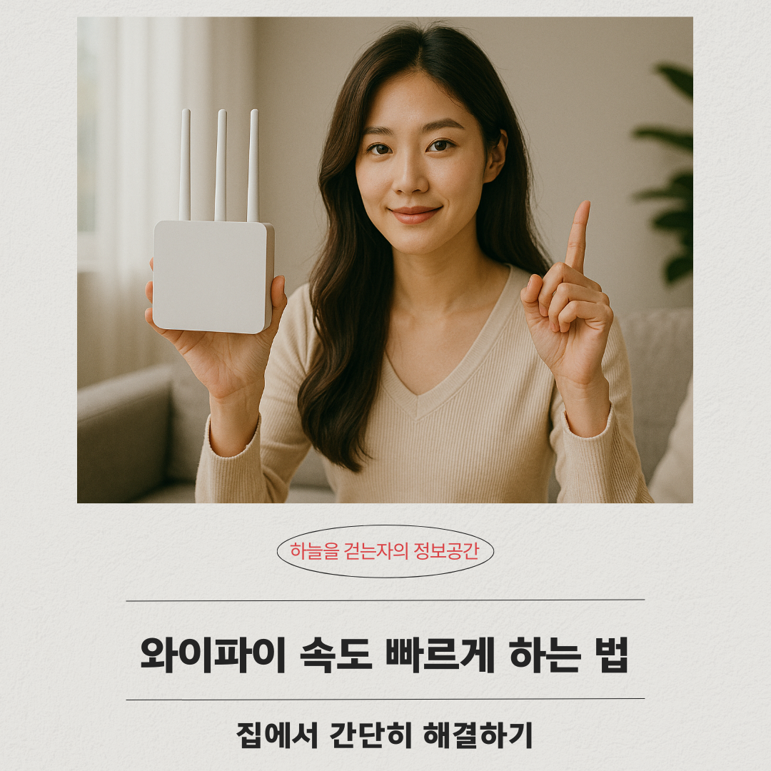 와이파이 속도 빠르게 하는 법 ❘ 집에서 간단히 해결하기