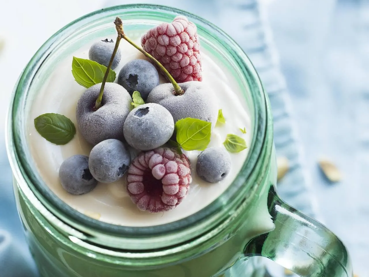 블루베리 그릭요거트 토핑