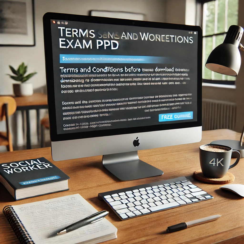 PDF 다운로드 전 이용 약관 확인 화면