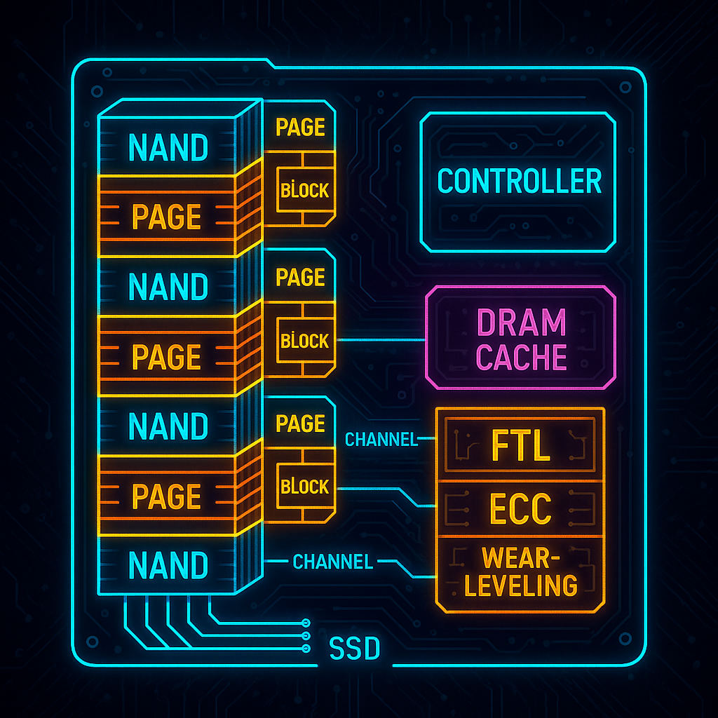 SSD의 내부 구조