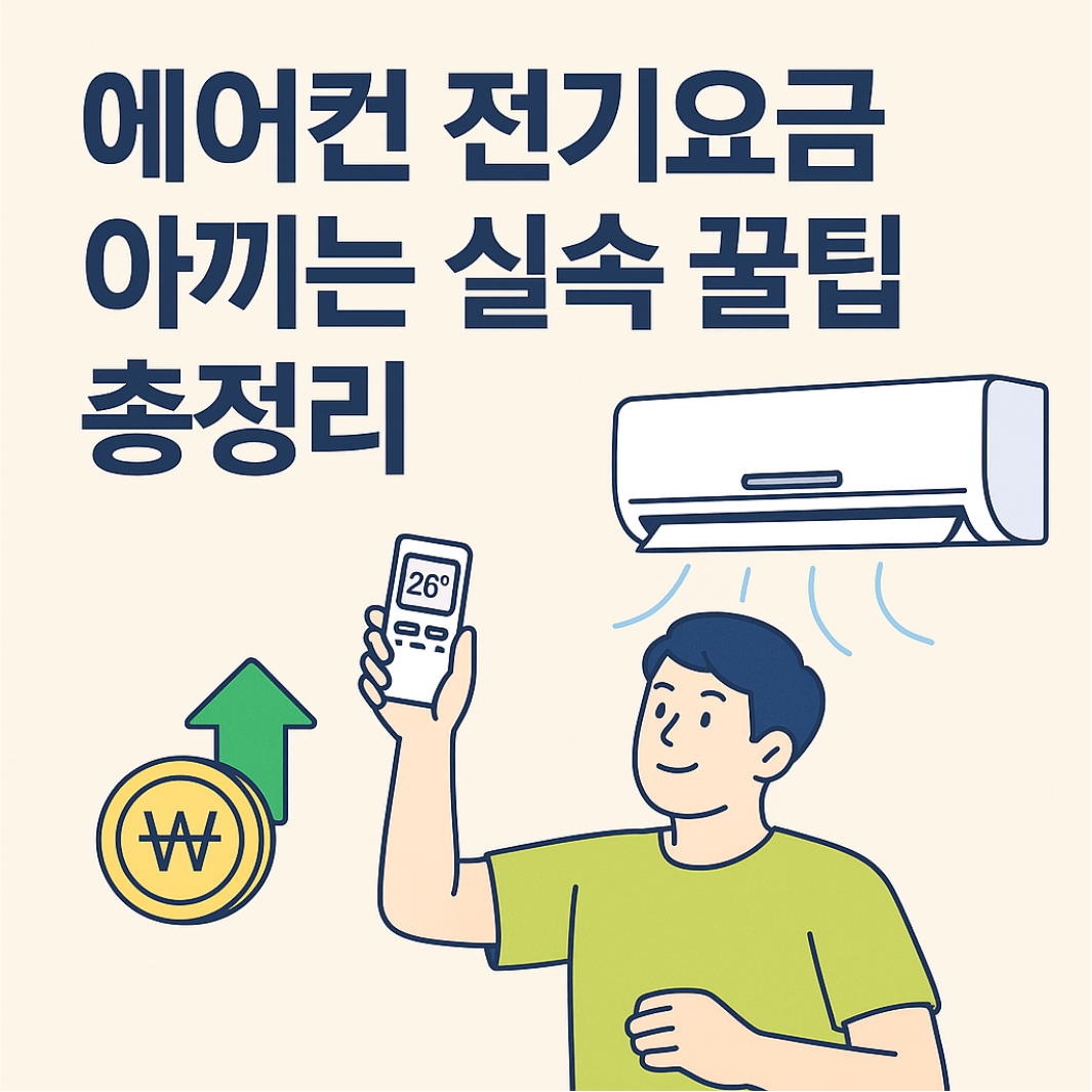 에어컨 전기요금 아끼는 실속 꿀팁