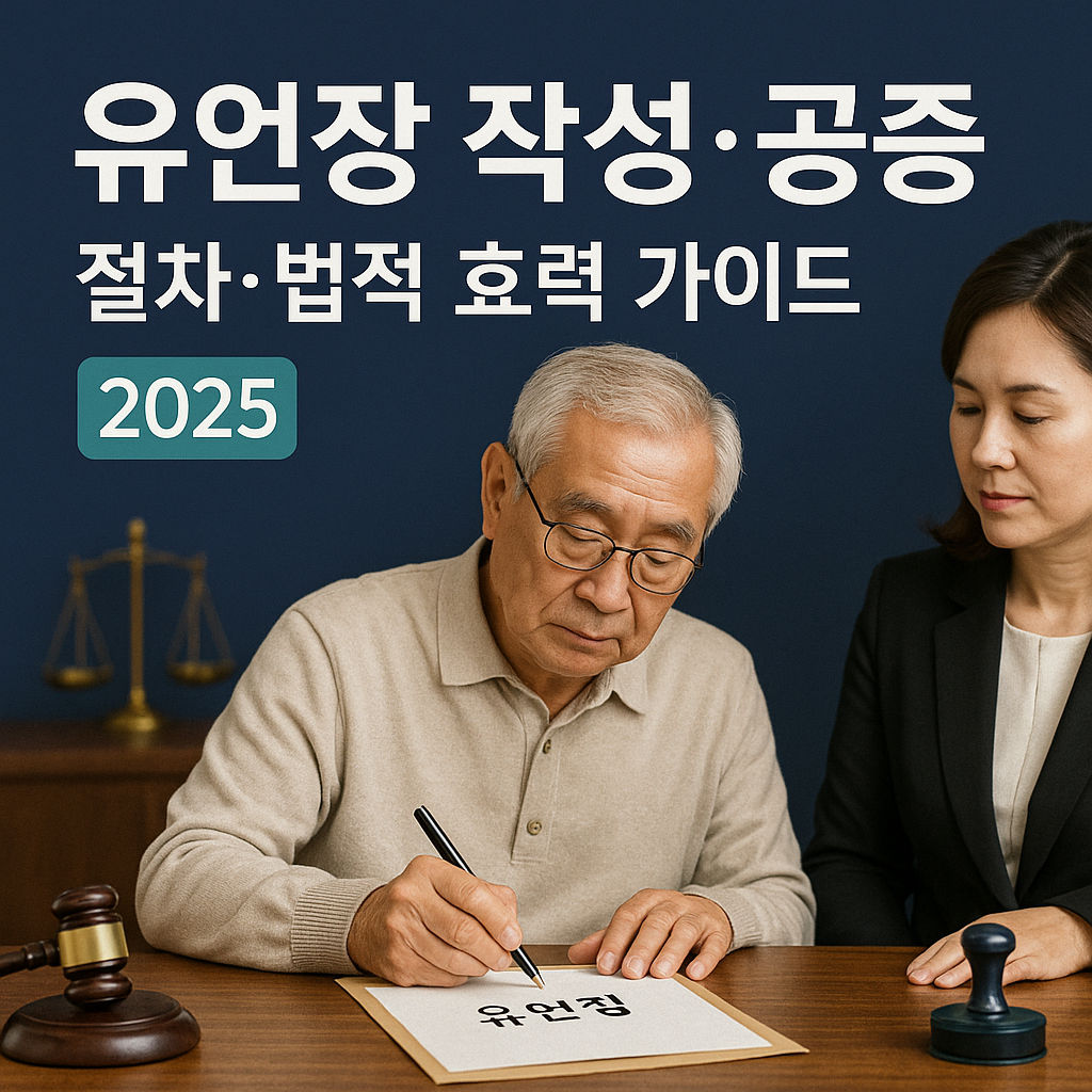 유언장 작성·공증