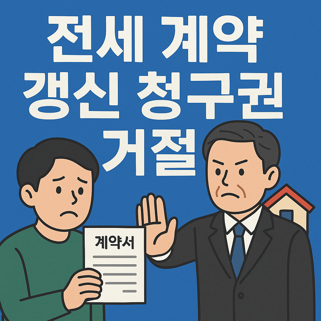전세 계약 갱신 청구권 거절