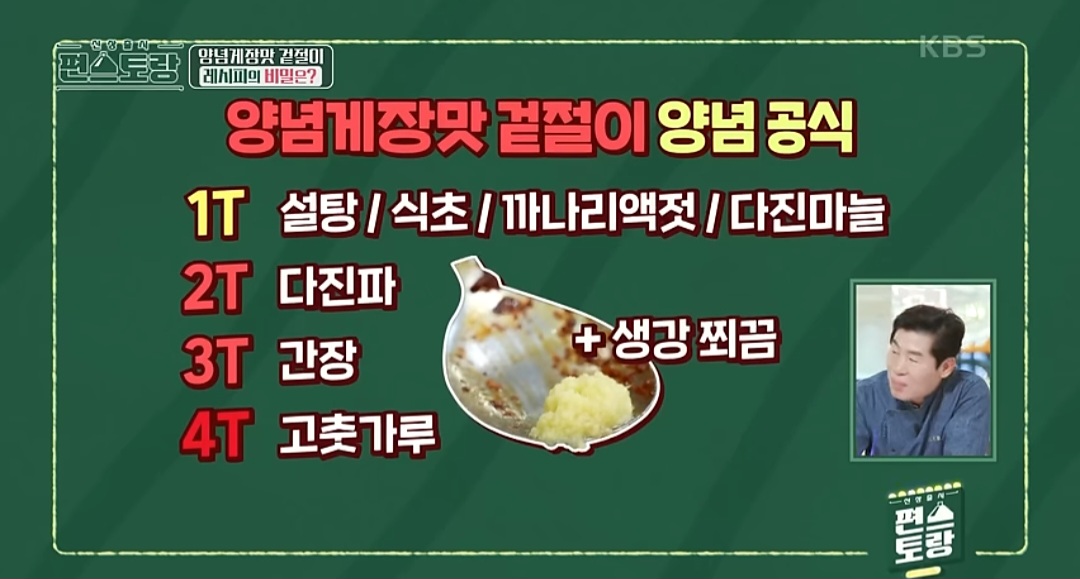 편스토랑 류수영 겉절이 레시피