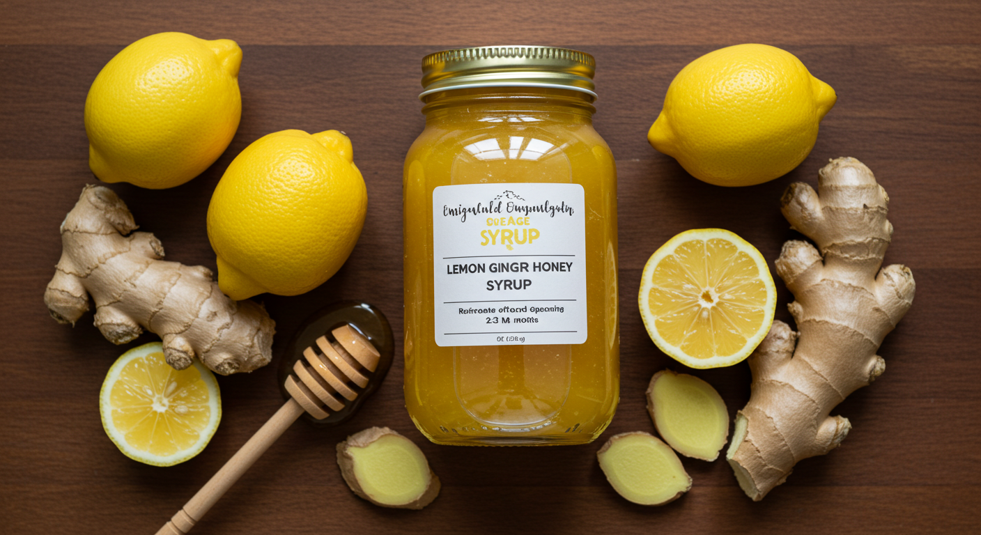 레몬생강꿀청 보관법