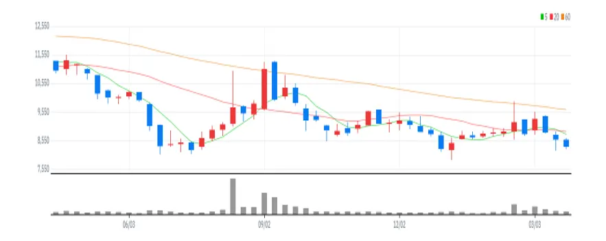 인선이엔티 주봉