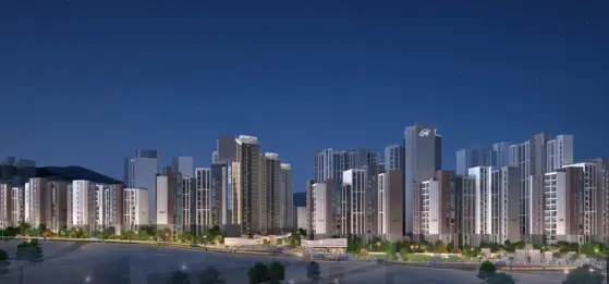 현대건설 '힐스테이트 메디알레' 투시도. 현대건설